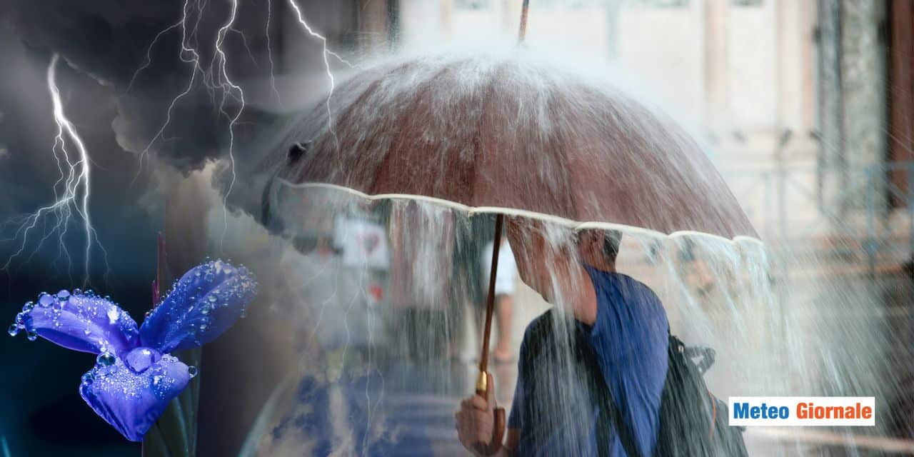Meteo: ciclone con nubifragi persistenti, un rischio per alcune regioni