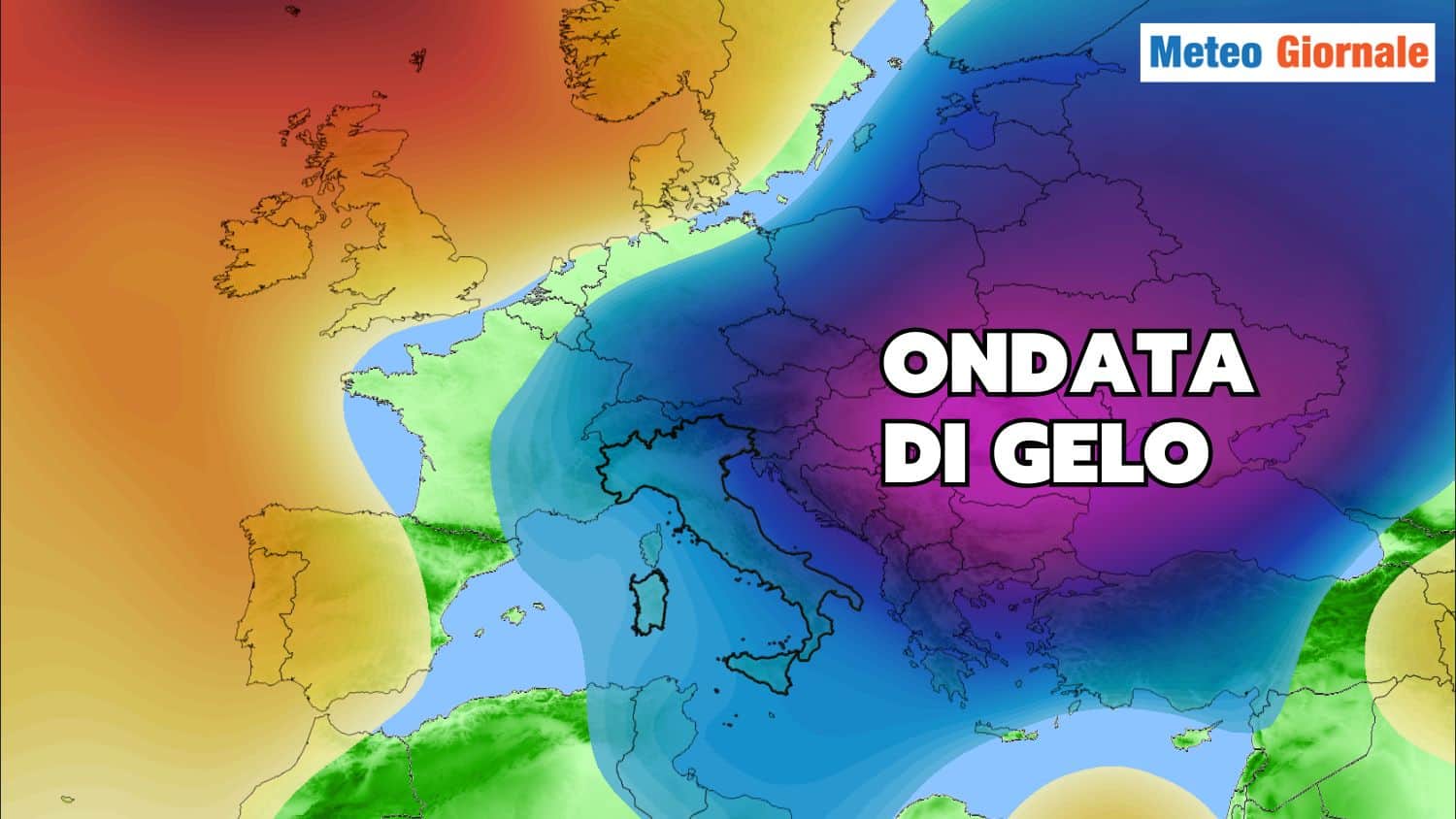 Gelo dalla Siberia entro 15 giorni