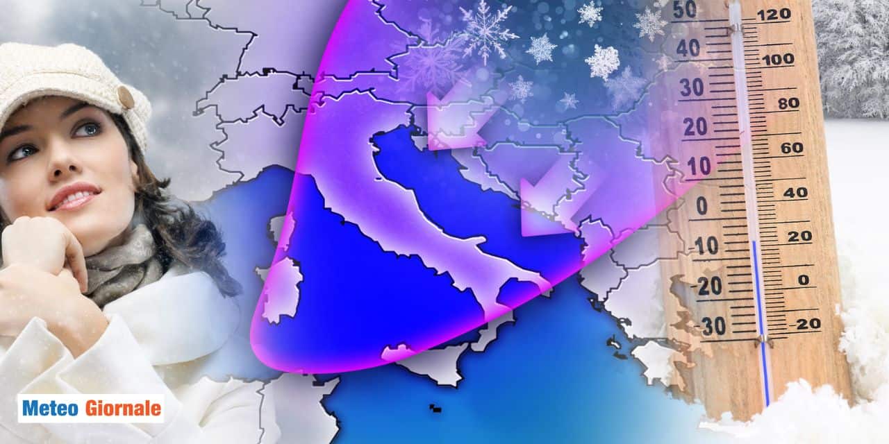 Meteo: ondata di gelo e neve, tutto bianco su molte regioni