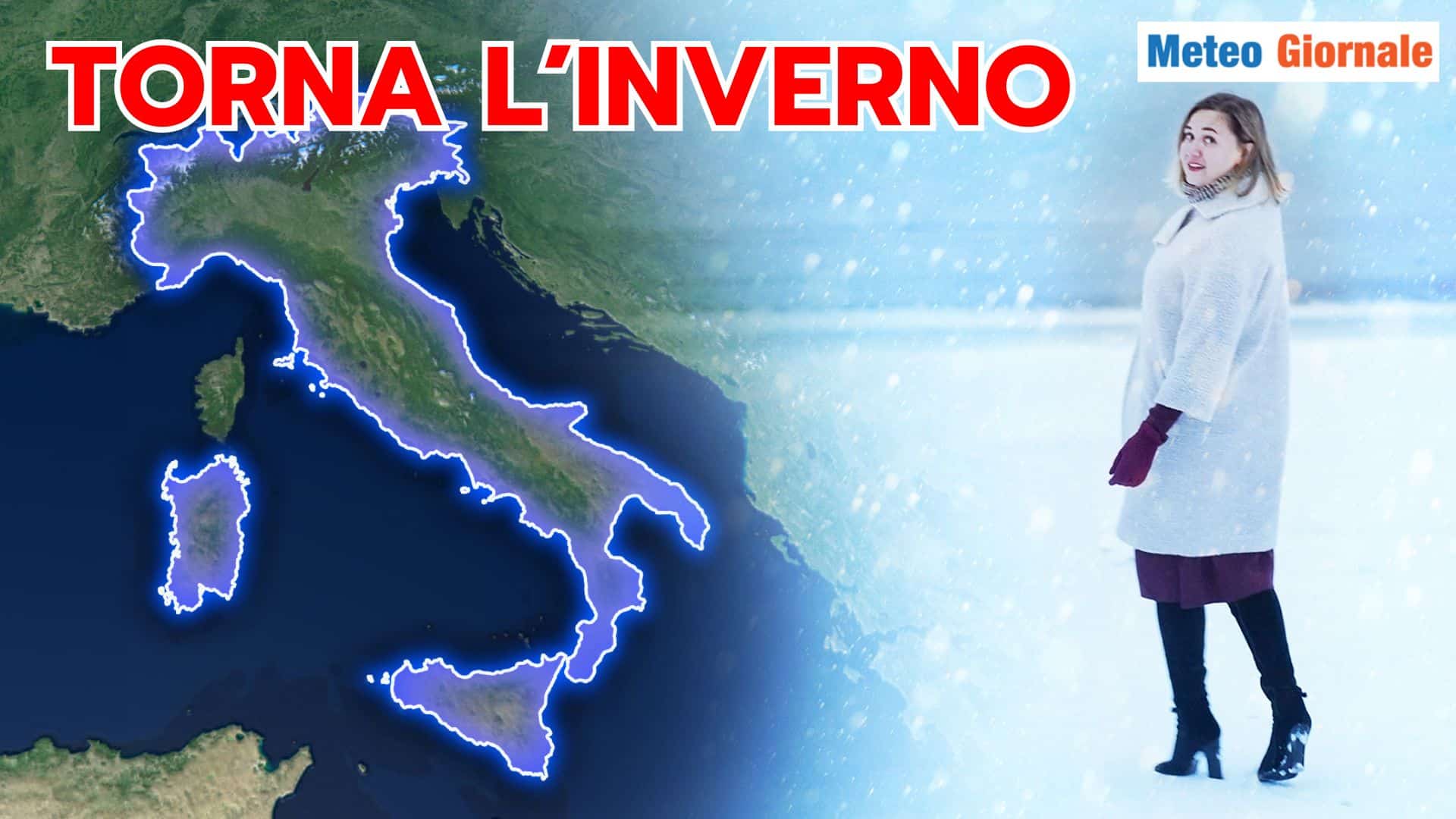 METEO 15 giorni: piogge, vento, freddo, neve