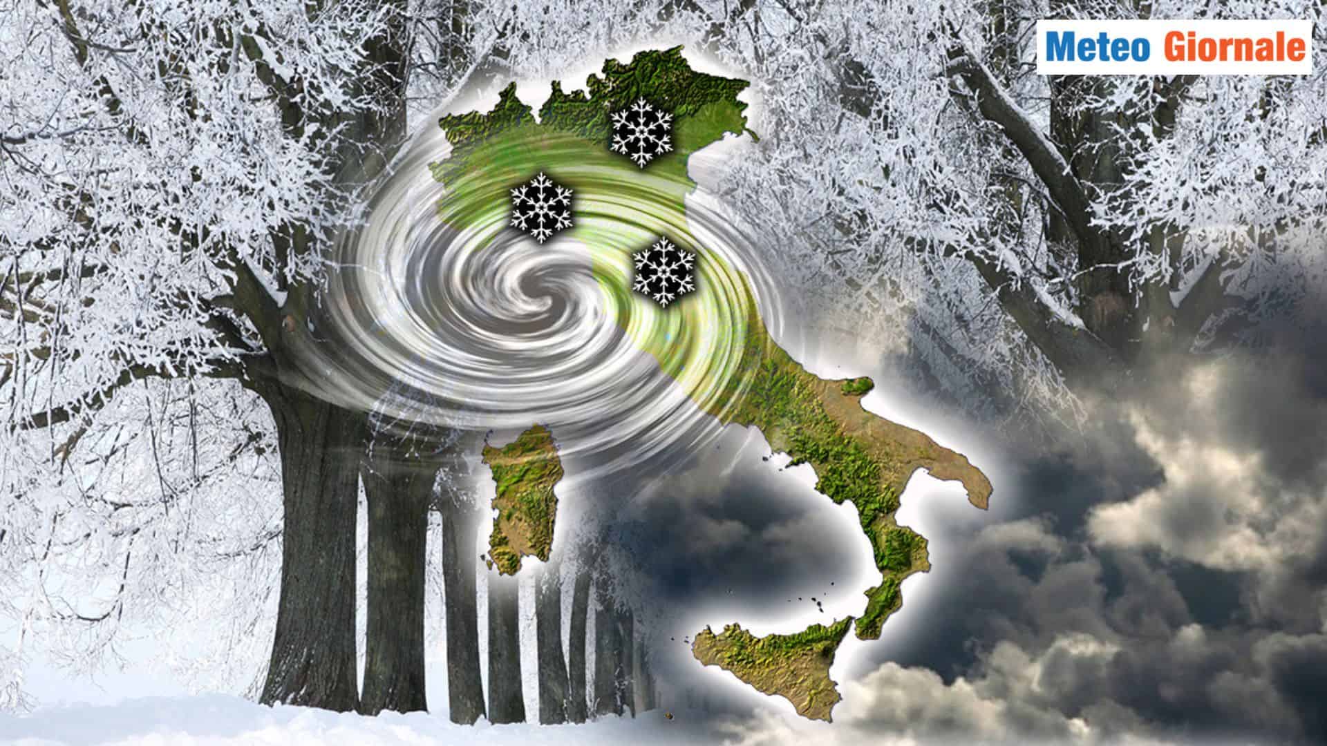 Meteo a 15 giorni, nuovo CICLONE poi il FREDDO da est