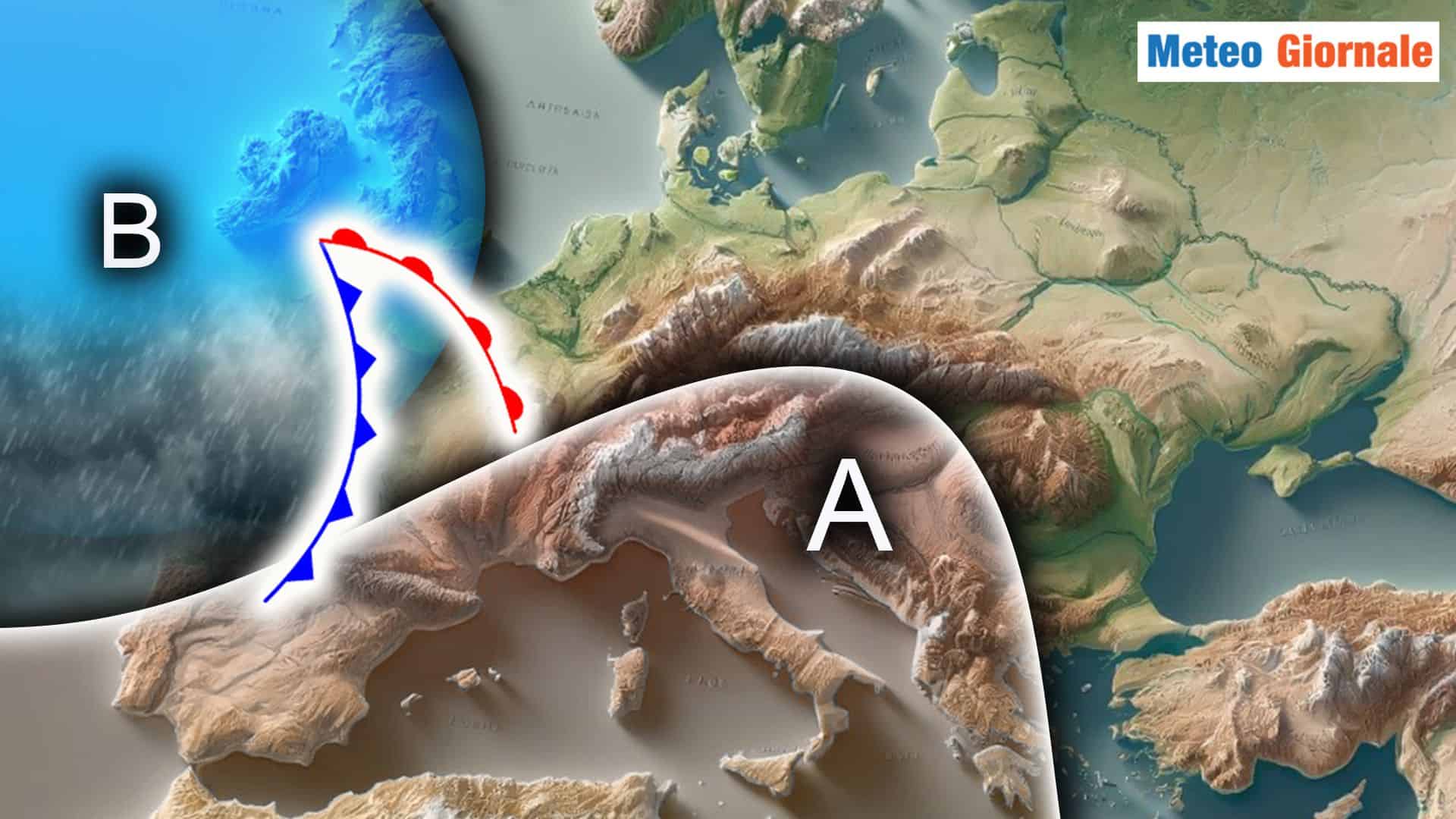 Meteo a 15 giorni, si torna alle PERTURBAZIONI atlantiche