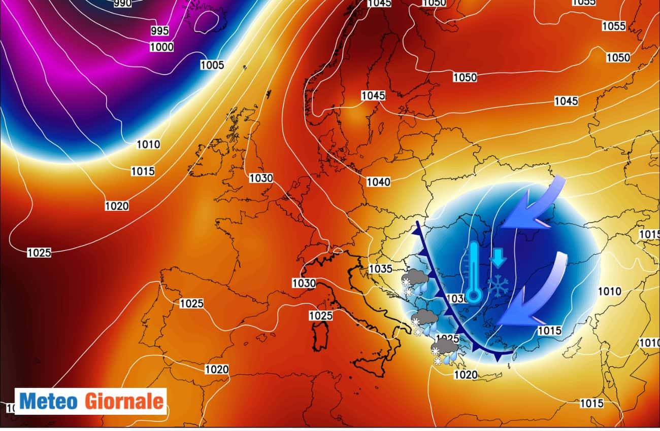 Tendenza Meteo: Anticiclone Europeo, ma CAMBIAMENTI per metà Settimana