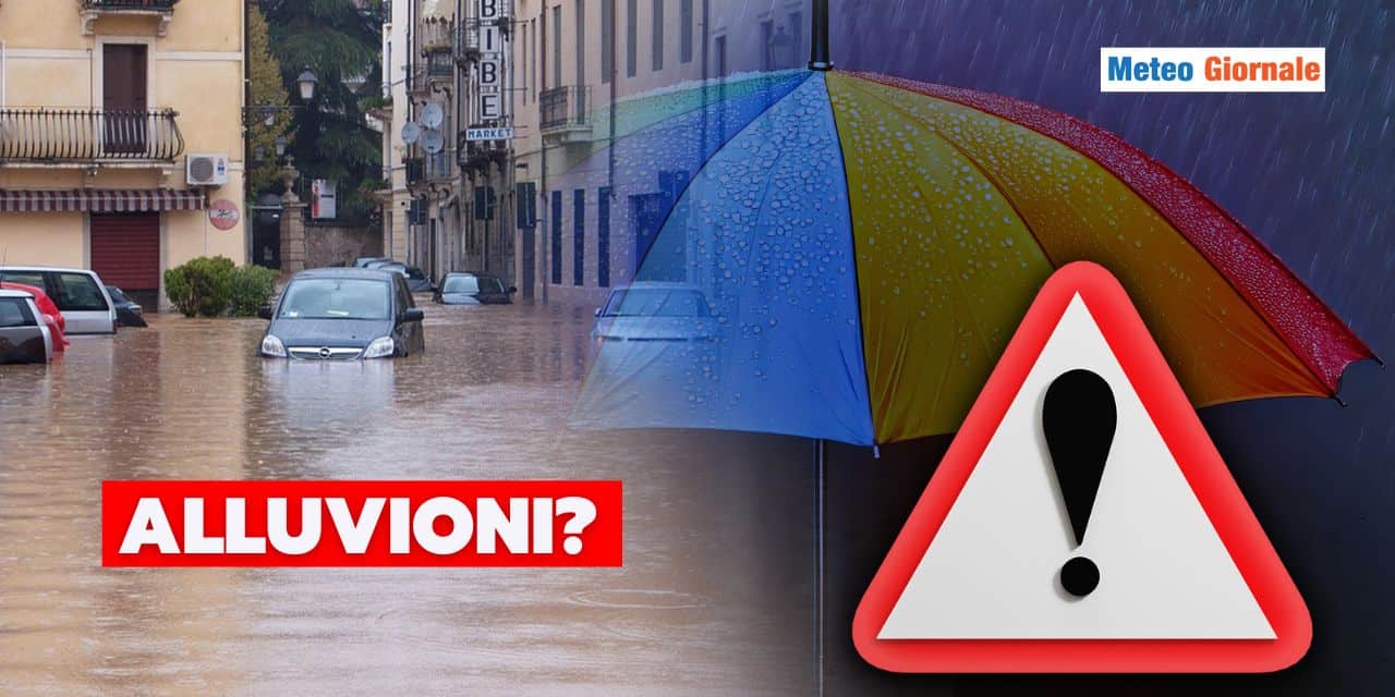 Maltempo estremo: Sabato e Domenica si rischia l’alluvione