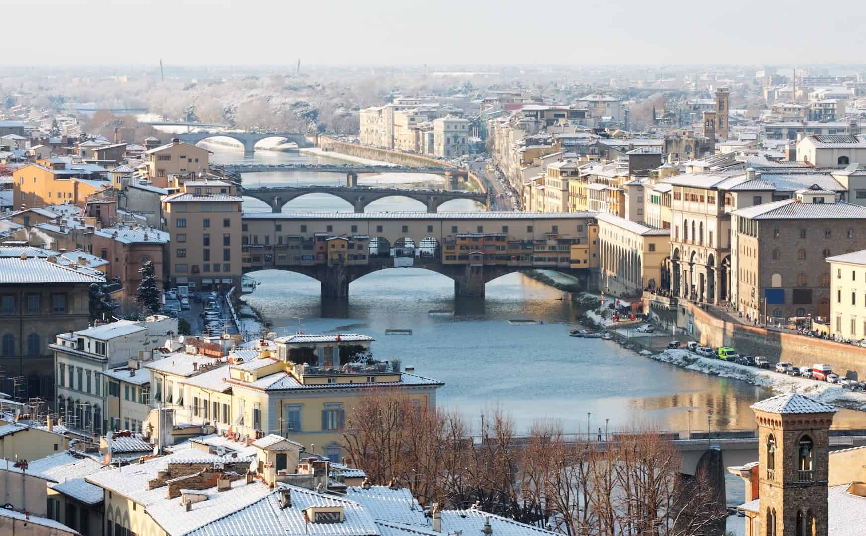 La nevicata più bella a Firenze