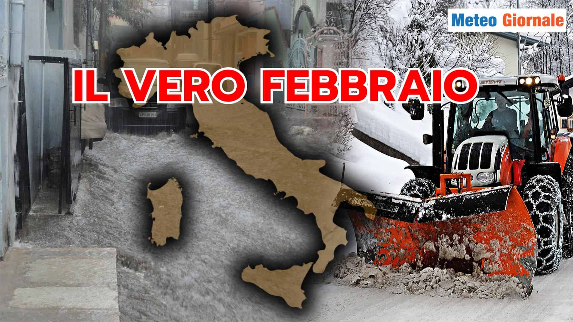FEBBRAIO, ormai ci siamo: Meteo da INVERNO, quello vero