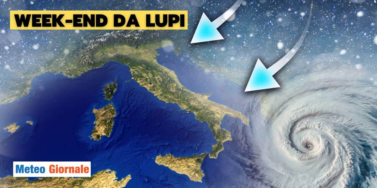 Meteo: Week-End con cappotti, sciarpe e ombrelli. Mezza Italia colpita