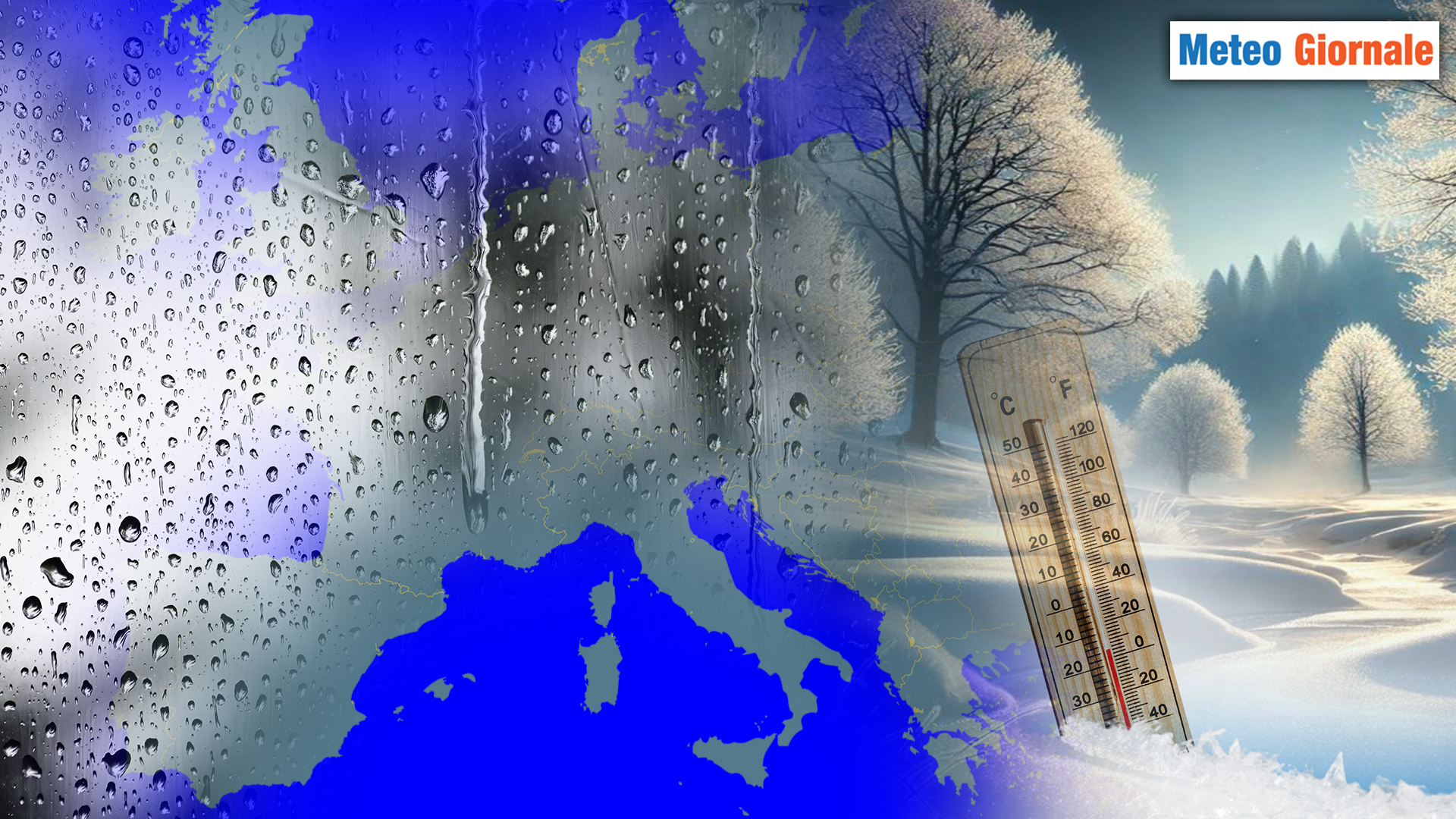 Meteo: Prima qualche pioggia, poi torna il Crudo Inverno