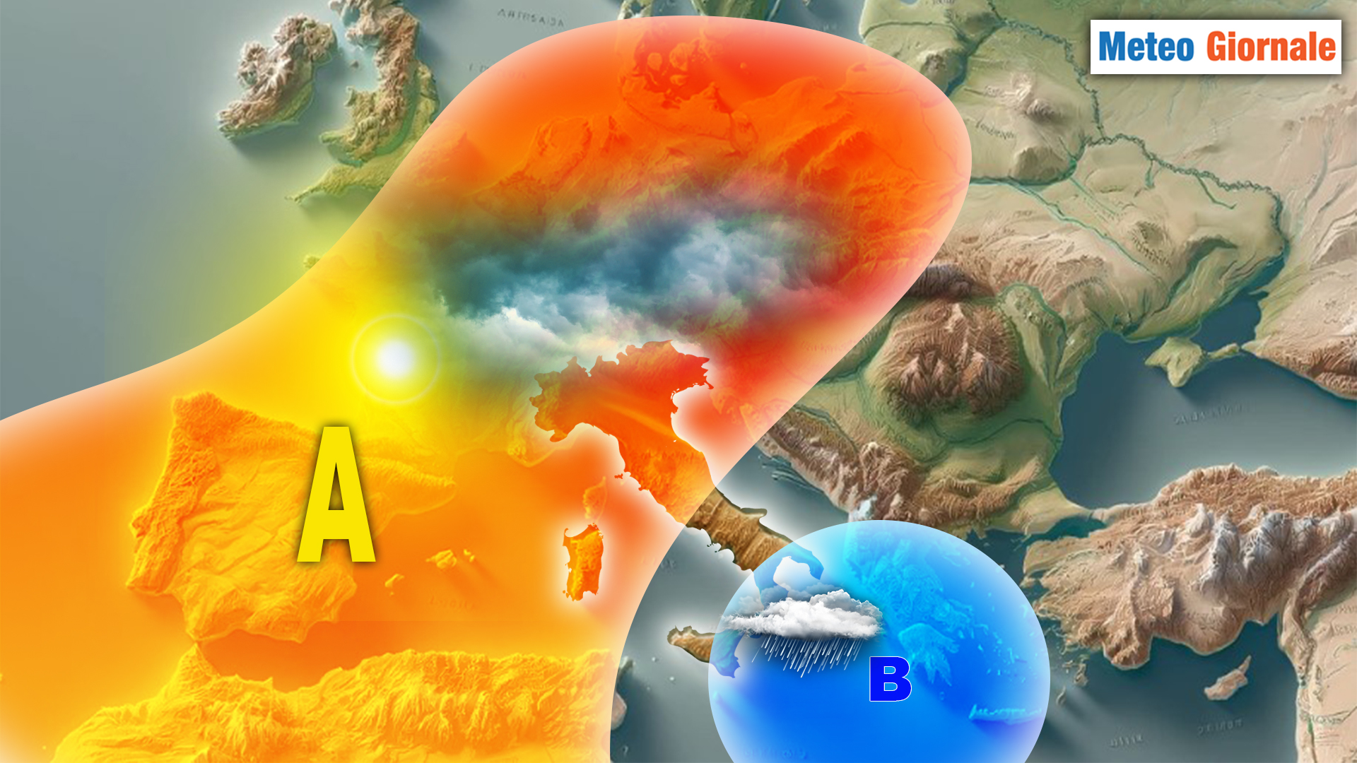 Meteo: Prossime Ore, ultime Piogge e Nevicate, poi Alta Pressione