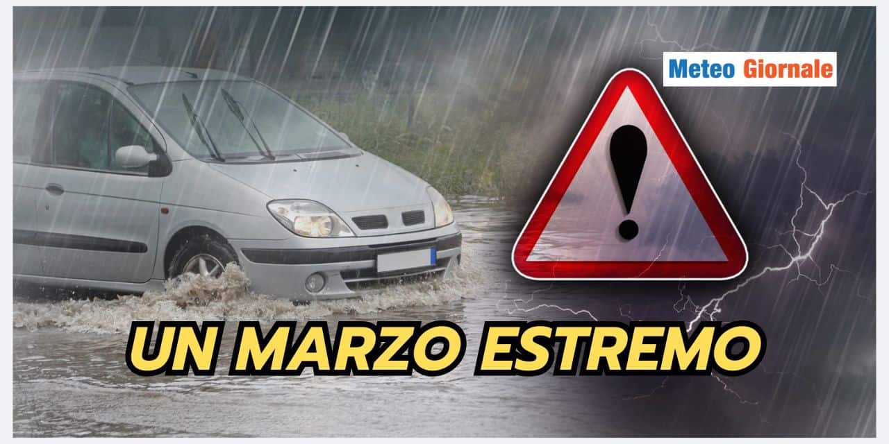 Marzo da montagne russe, aggiornamenti meteo sconcertanti