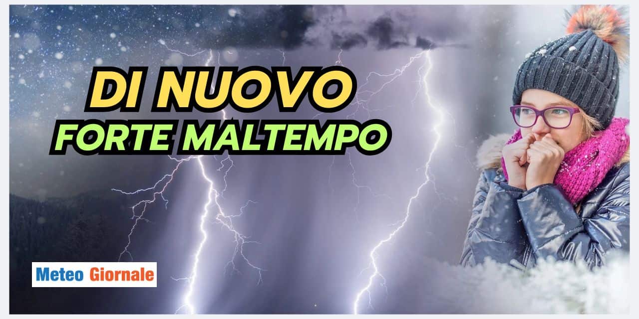 Meteo: tornano PIOGGIA e NEVE da questa data
