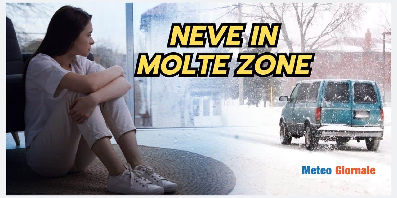 Molte zone del mondo SEPOLTE da NEVE, in Italia il meteo sarà…