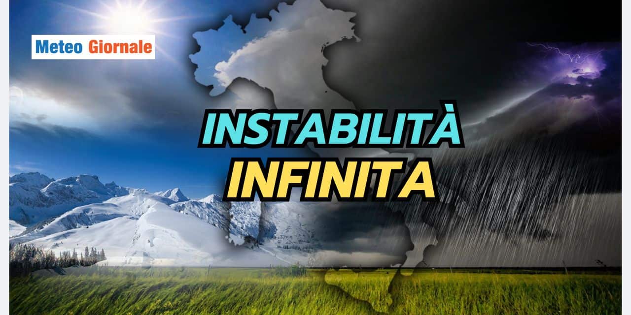 Meteo prossimi giorni ancora CAPRICCIOSO, quando una tregua