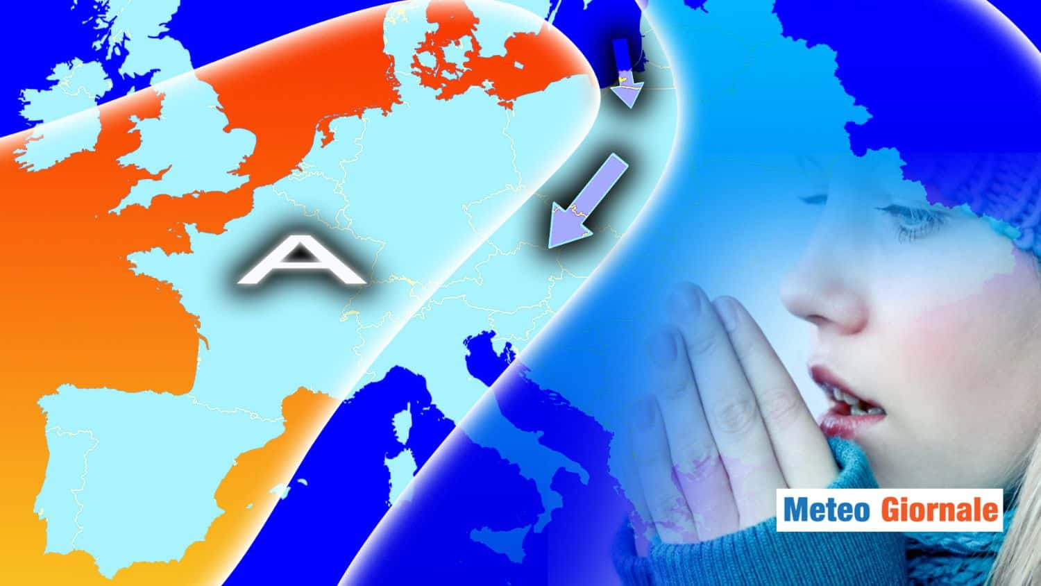 Meteo: -30°C in Europa, l'Italia non potrà evitarlo