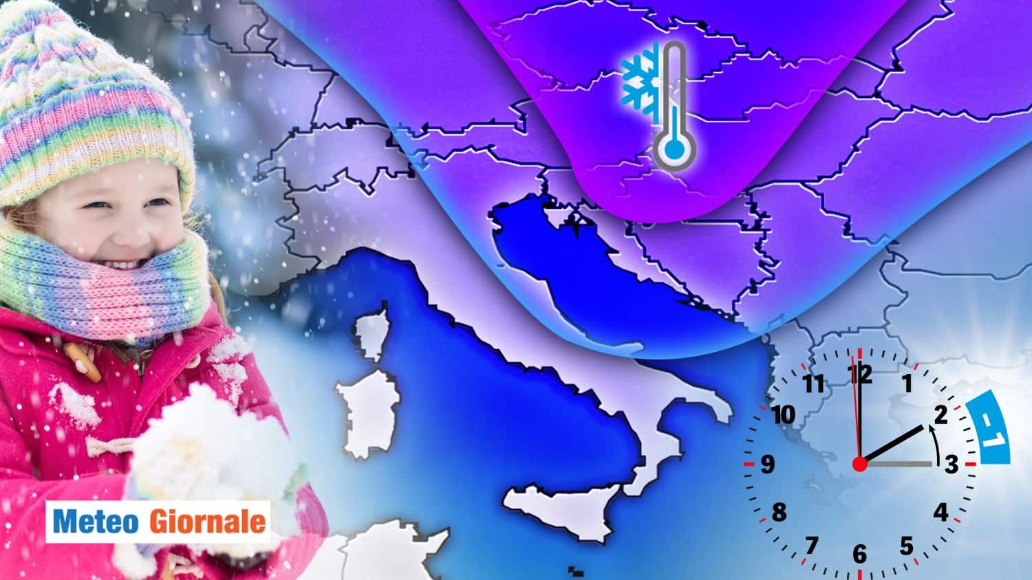 Meteo: il VORTICE POLARE crolla proprio con il Cambio dell’Ora