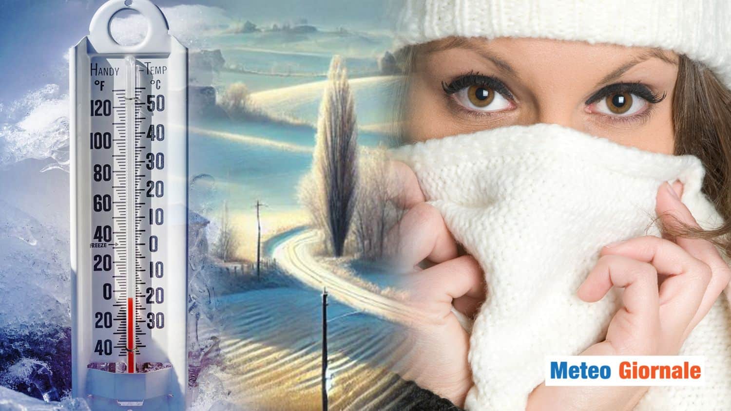 Meteo, Shock termico: -10°C in 48 ore, il Freddo travolge il NORD