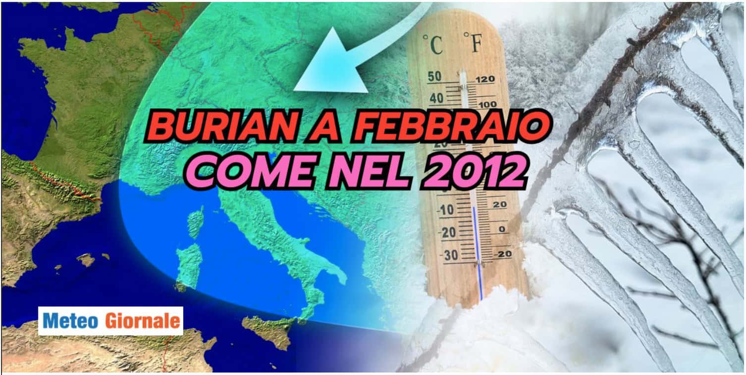 GELO SIBERIANO: Buran quando meno te l’aspetti, meteo stupefacente