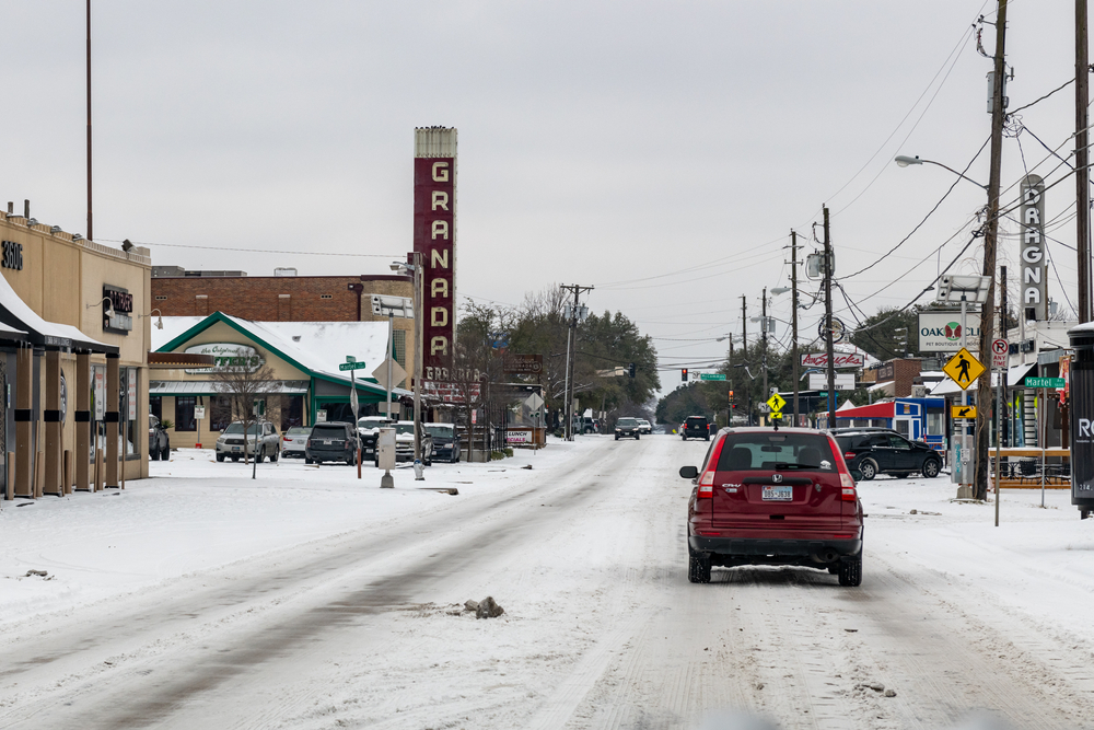 Meteo Texas: brusco calo delle temperature, neve e gelo in arrivo con il fronte freddo