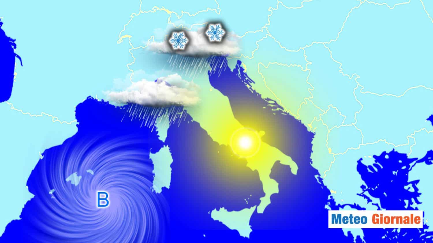Meteo Weekend: Pioggia e Vento forte, ecco le zone colpite