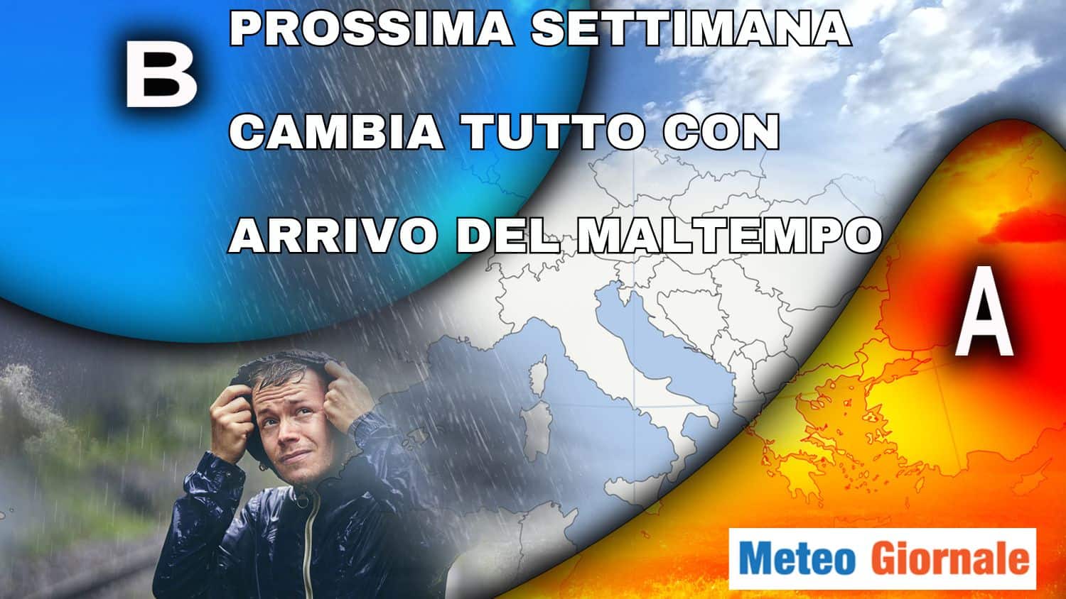 Prossima settimana: arrivano piogge estese. Ecco dove di più