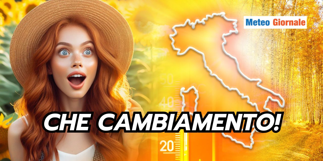 Un cambiamento meteo così lascia davvero senza parole