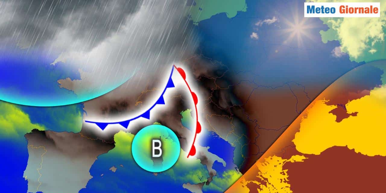 Meteo: verso treno di perturbazioni, Ciclone a fine mese