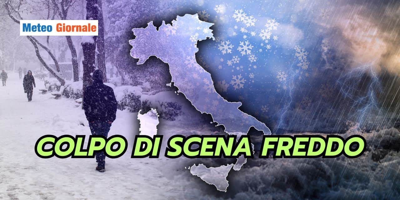 Arriverà una botta meteo fredda quando meno ce l'aspetteremo