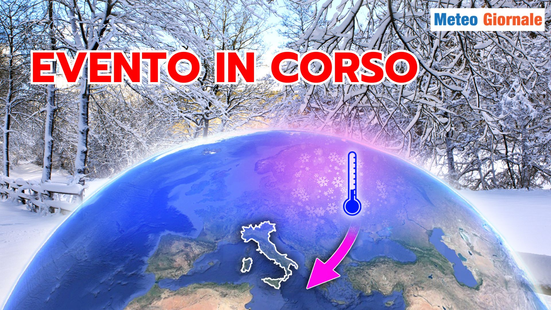 L'evento Meteo INVERNALE è in corso, in Italia qualcosa non va