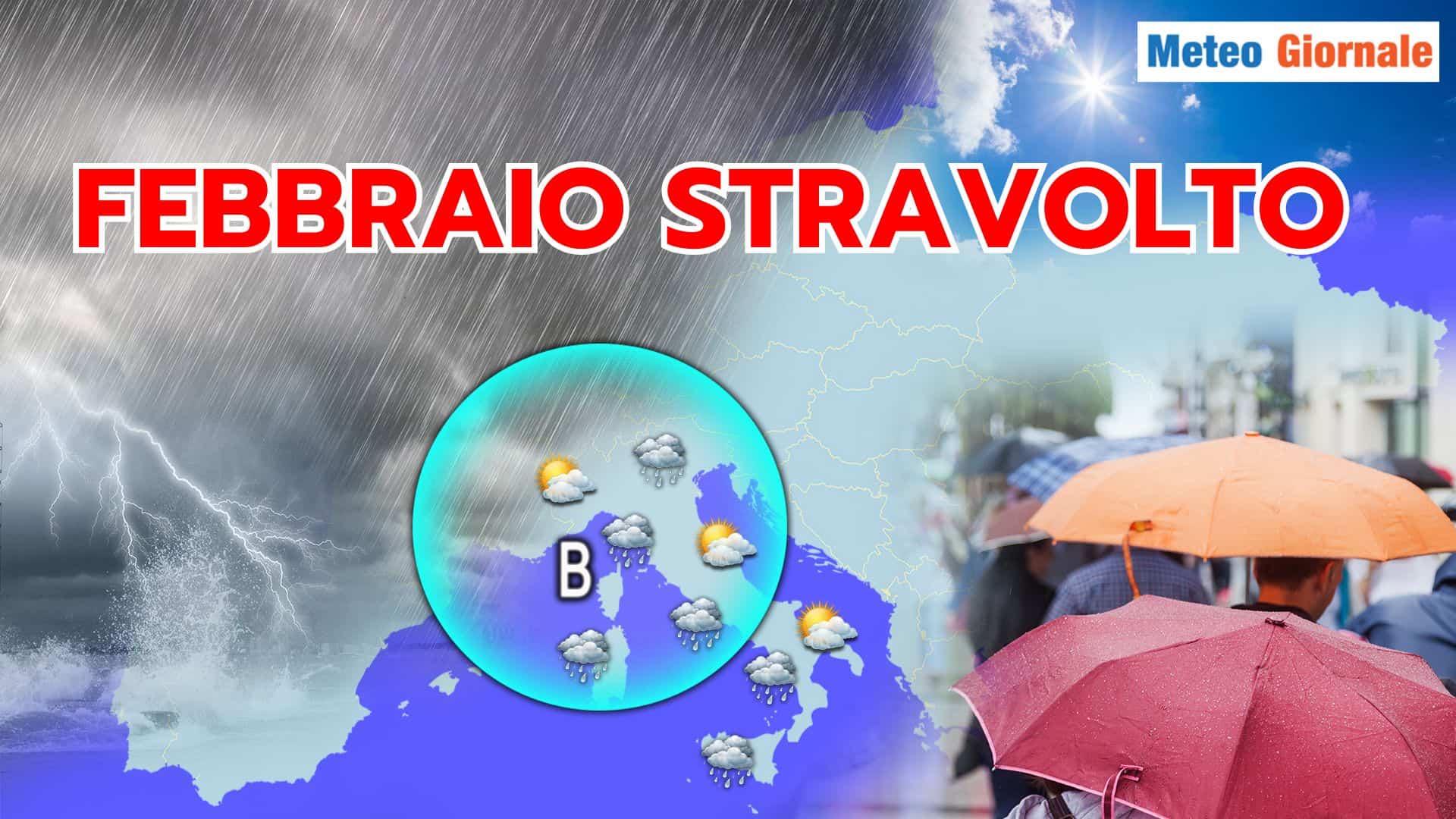 FEBBRAIO stravolto: Meteo dal GELO all'Atlantico, di tutto