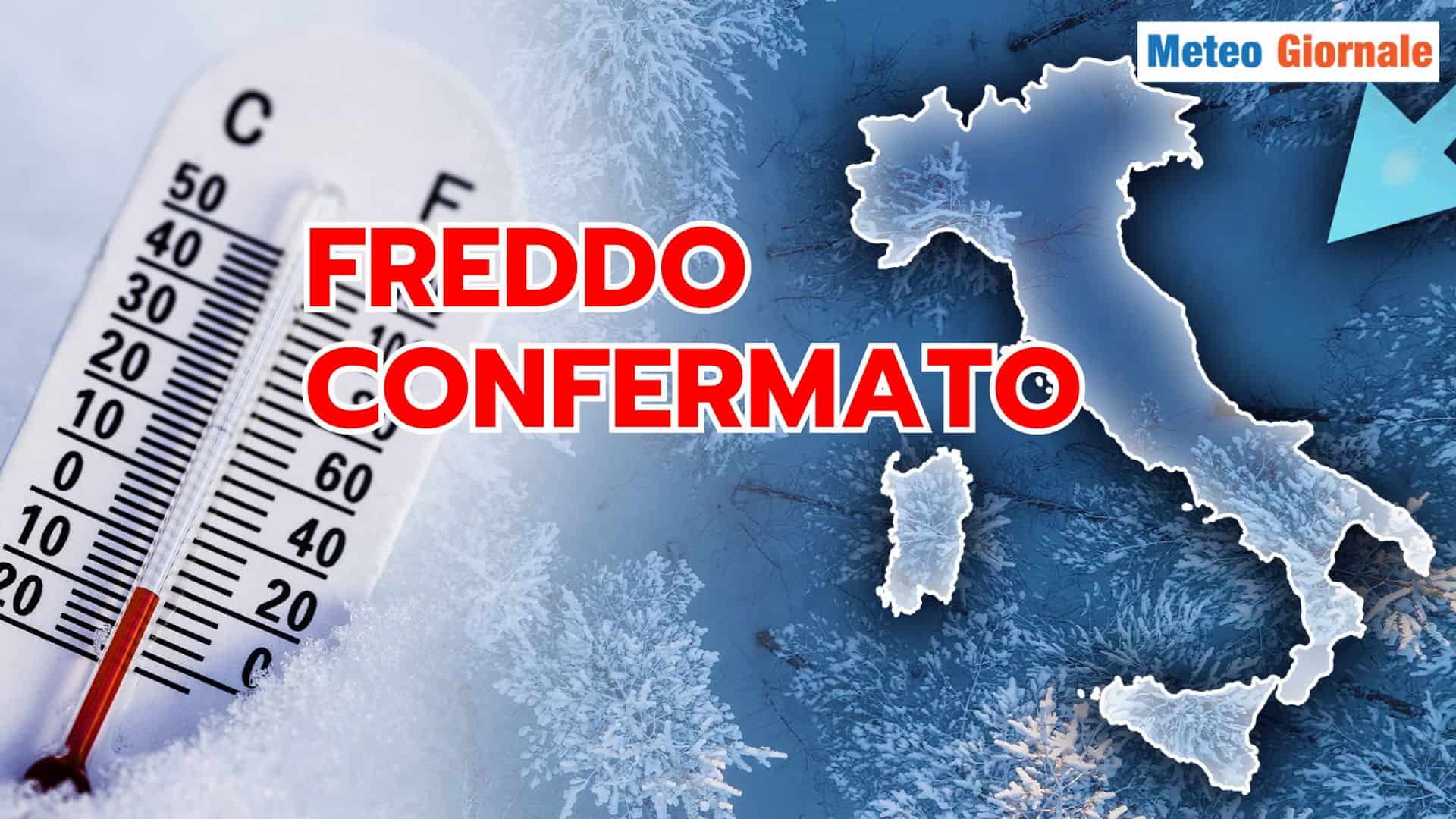 Il FREDDO ci sarà: nessun ritrattamento Meteo