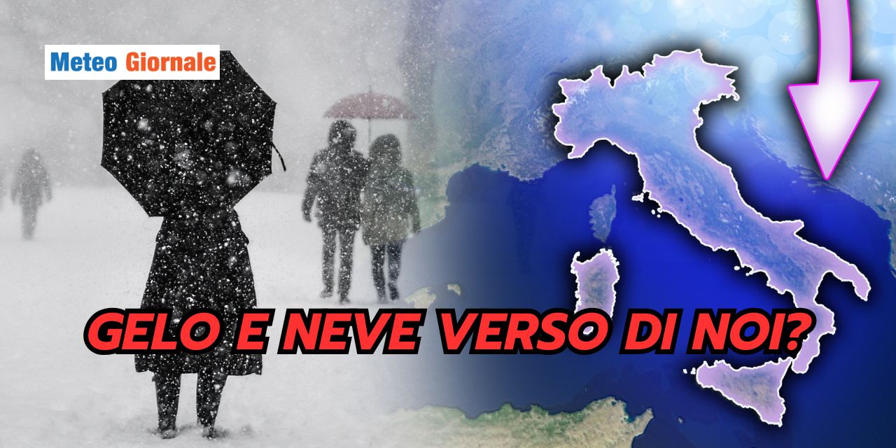 Gelo e neve verso l’Italia: ipotesi meteo che fa discutere