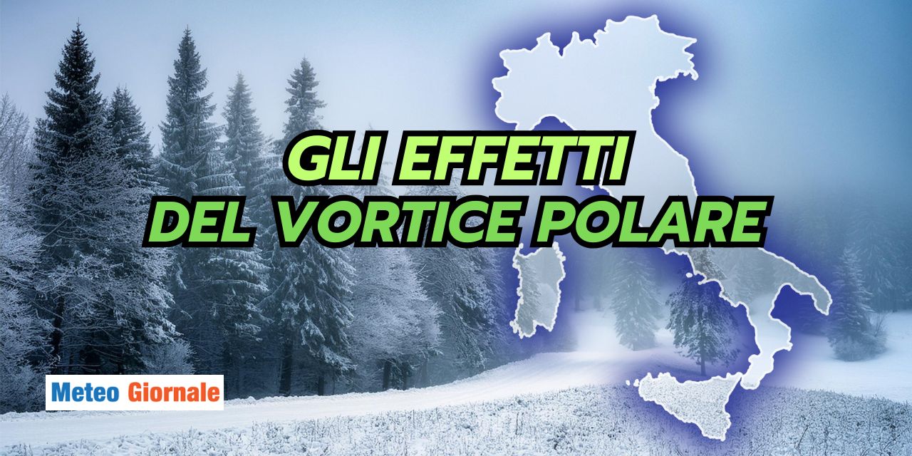 Effetti del Vortice Polare: gli esperti meteo avvertono di una cosa