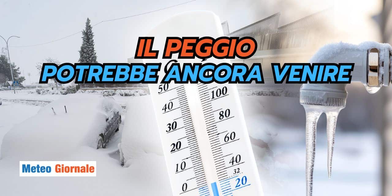 Il PEGGIO del meteo INVERNALE, Gelo siberiano, Neve