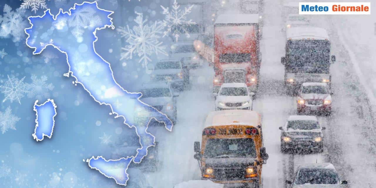 Meteo: la neve a quote basse sta arrivando ed è confermata, vediamo dove