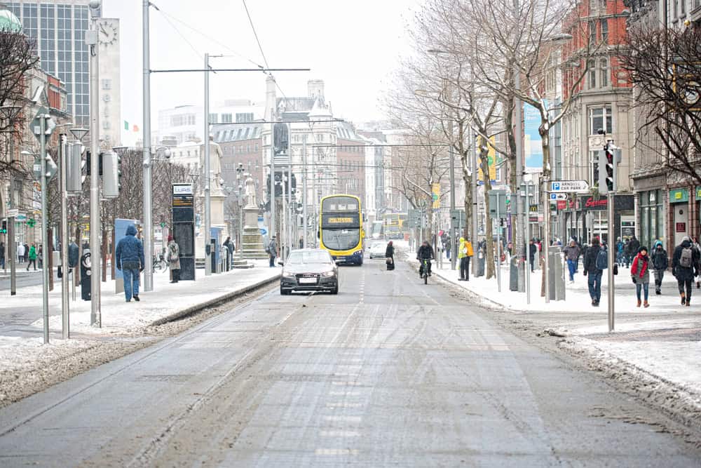 Meteo Irlanda: allerta neve e gelo estremo, temperature fino a -2°C nelle prossime ore
