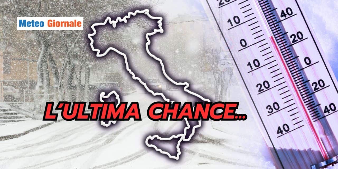 Ultima chance meteo per gelo e neve a bassa quota, scopri quando