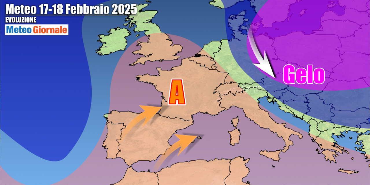 Meteo Italia: vortice mediterraneo sfila via, l’Inverno torna a bloccarsi