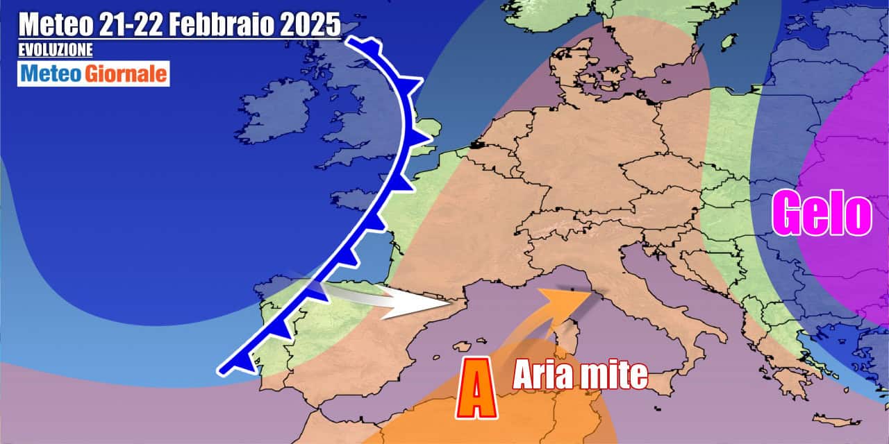Meteo 7 Giorni: stop Inverno, arrivano correnti più miti attendendo novità