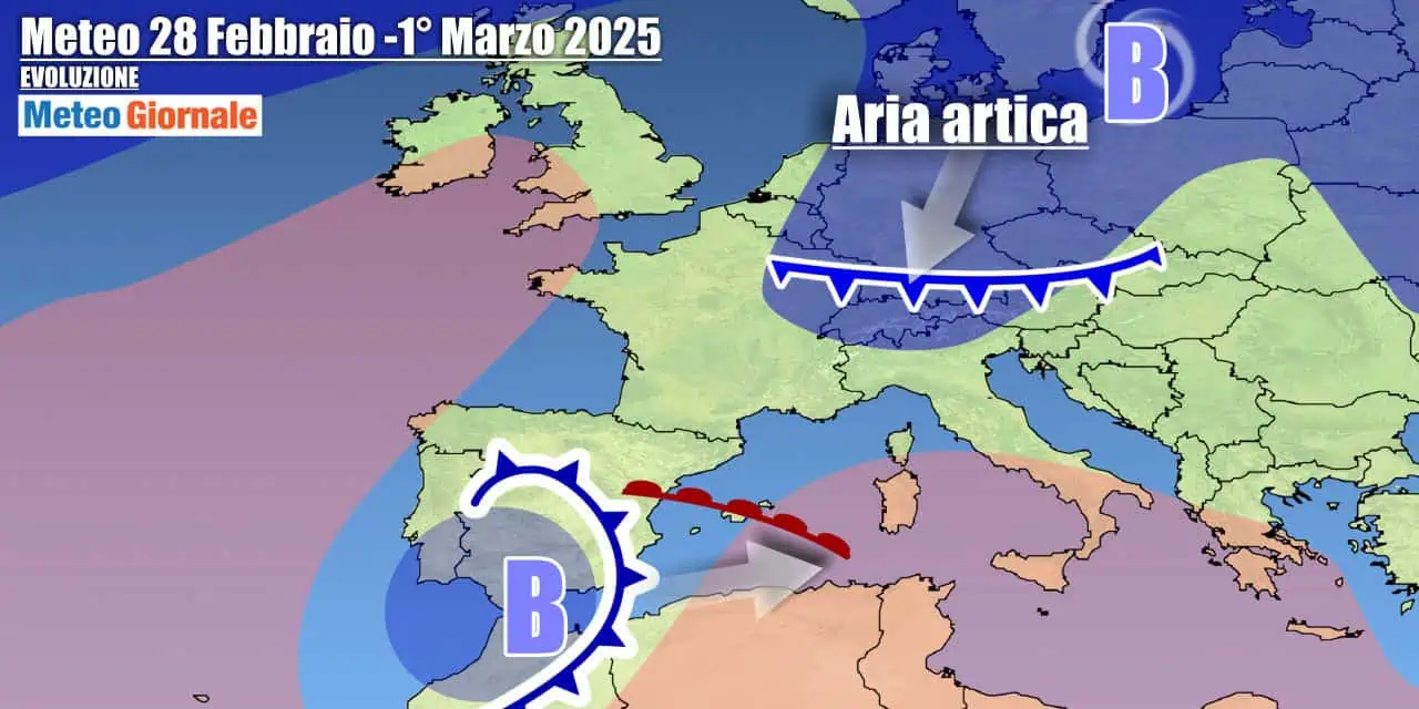 Perturbazioni verso l'Italia