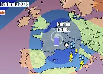 Torna l'Inverno su parte d'Italia