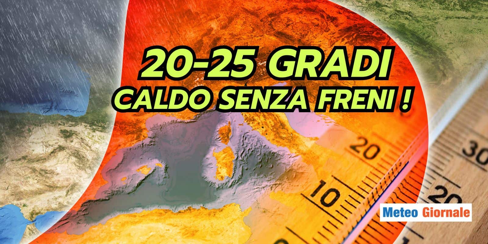 Meteo: farà caldissimo, fino a 25 gradi! Le zone più colpite dal caldo fuori stagione