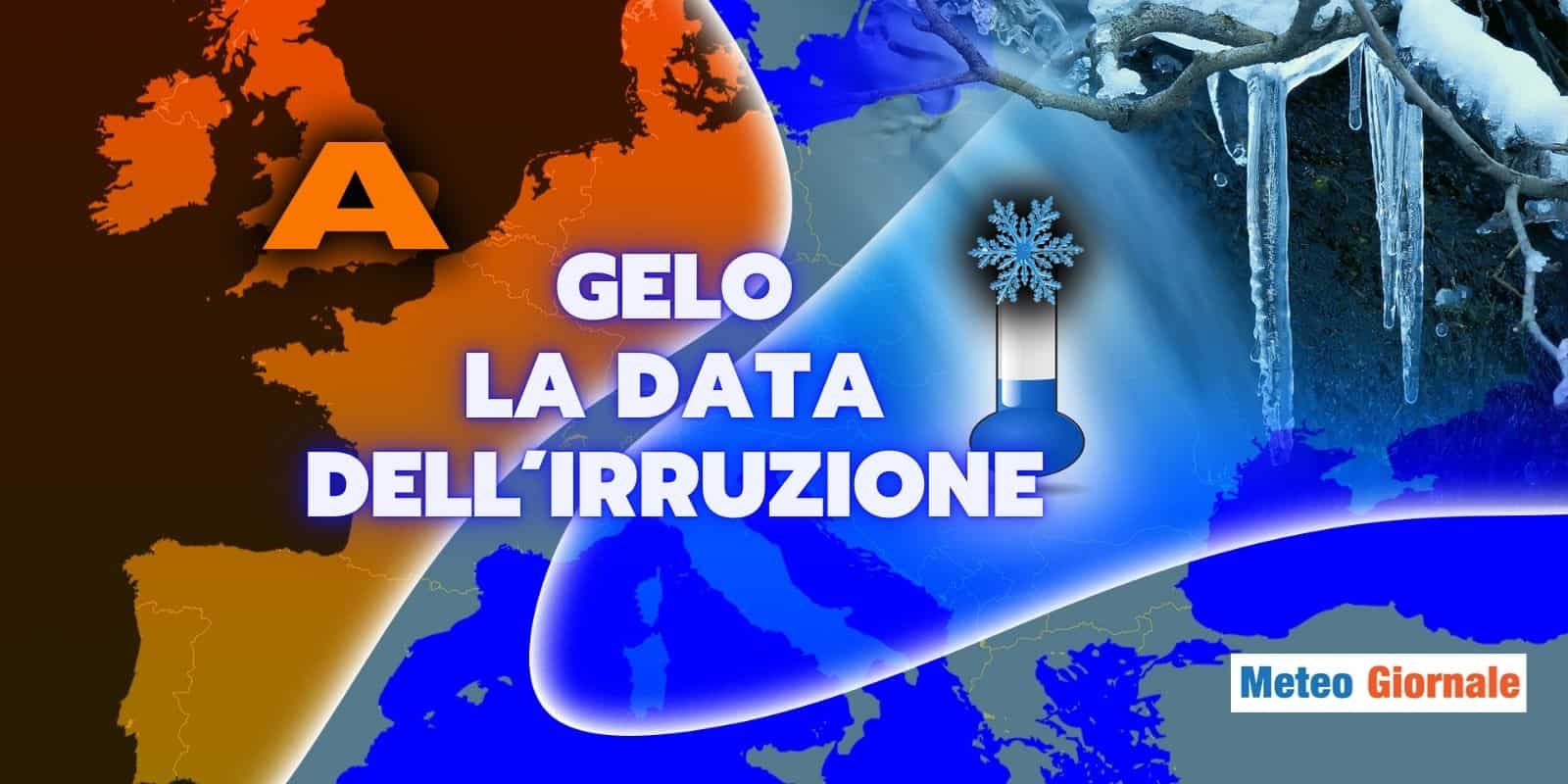 Meteo: ultimo sospiro dell’Anticiclone, l’INVERNO avanza, la data dell’arrivo del FREDDO