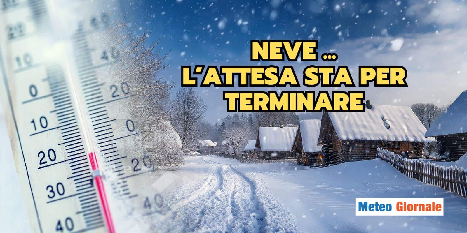 Meteo, si attende la NEVE: cambierà tutto fra pochi giorni, le date dell’arrivo del freddo