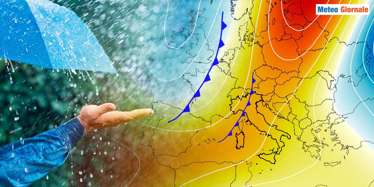 Meteo: treno di perturbazioni colpirà l'Italia, tanto maltempo