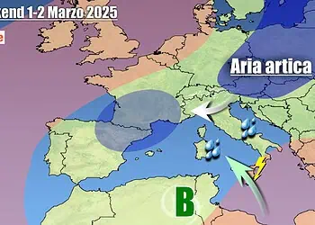 Meteo instabile nel weekend