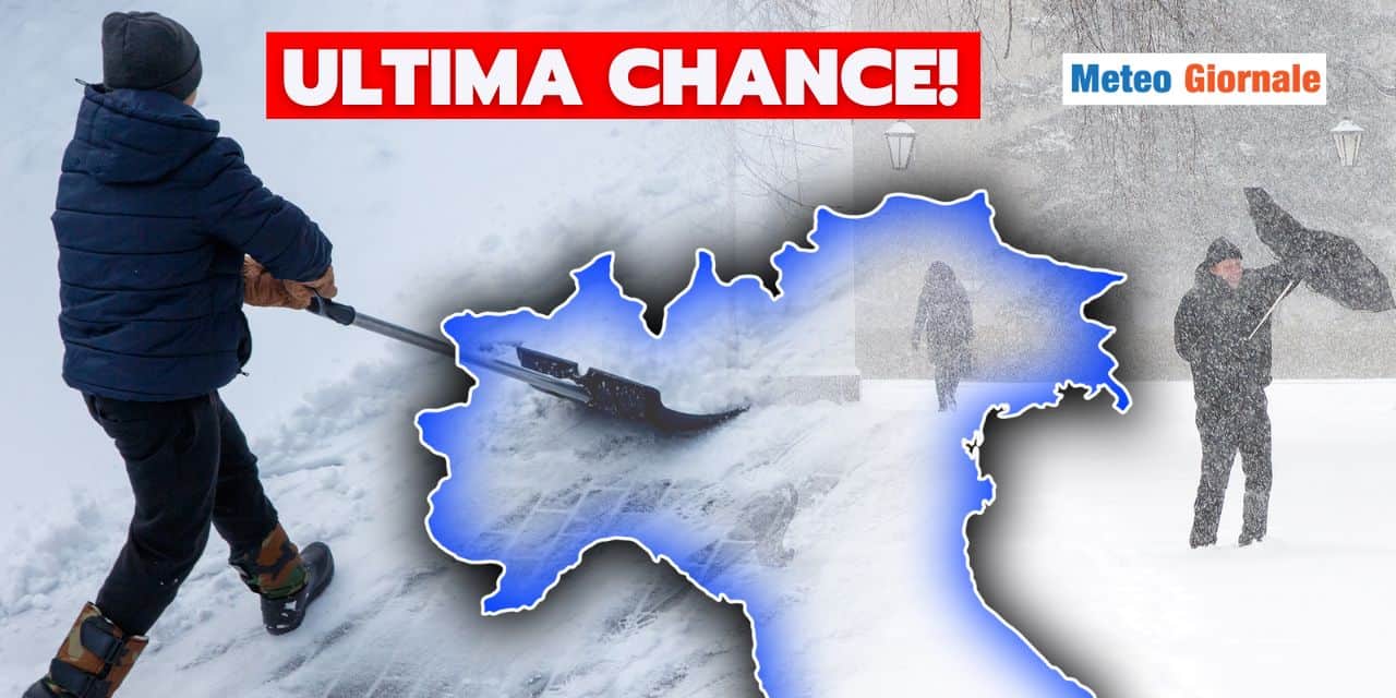 Meteo: Febbraio, è l’ultima occasione per la neve in pianura