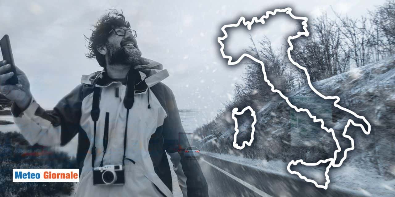Meteo: fiocchi di neve sfiorano le pianure nel Week-End!