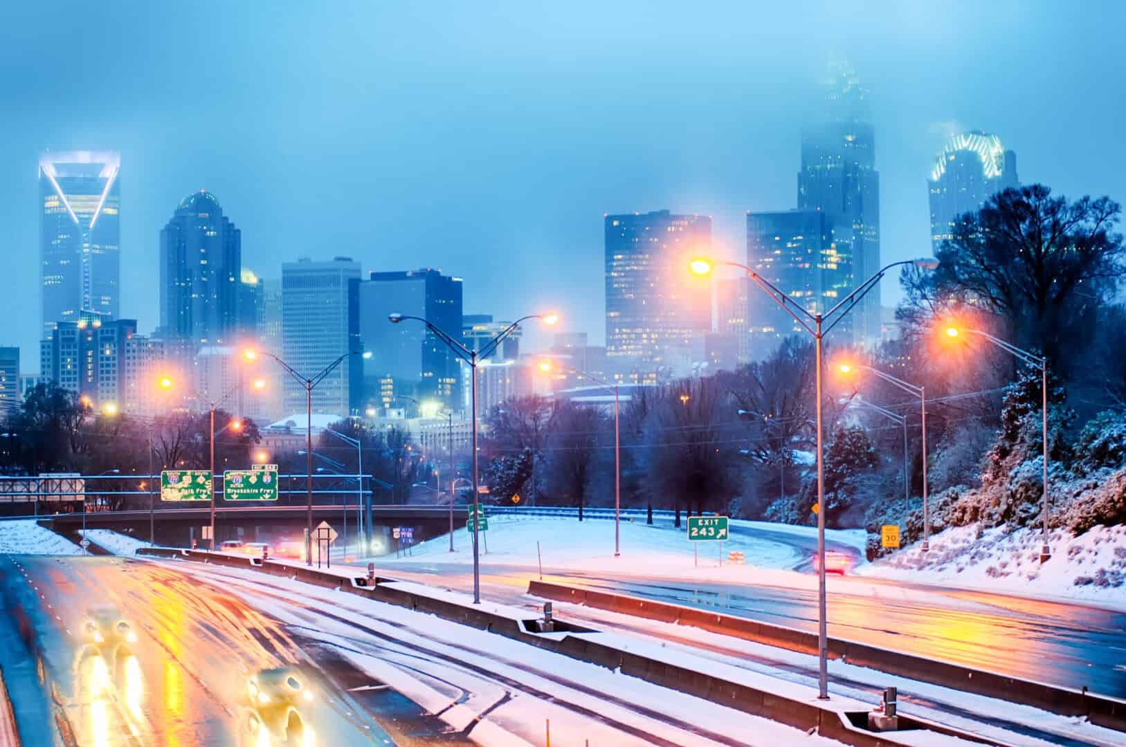 Meteo Carolina del Nord: allerta invernale, neve e ghiaccio pericolosi fino a mercoledì