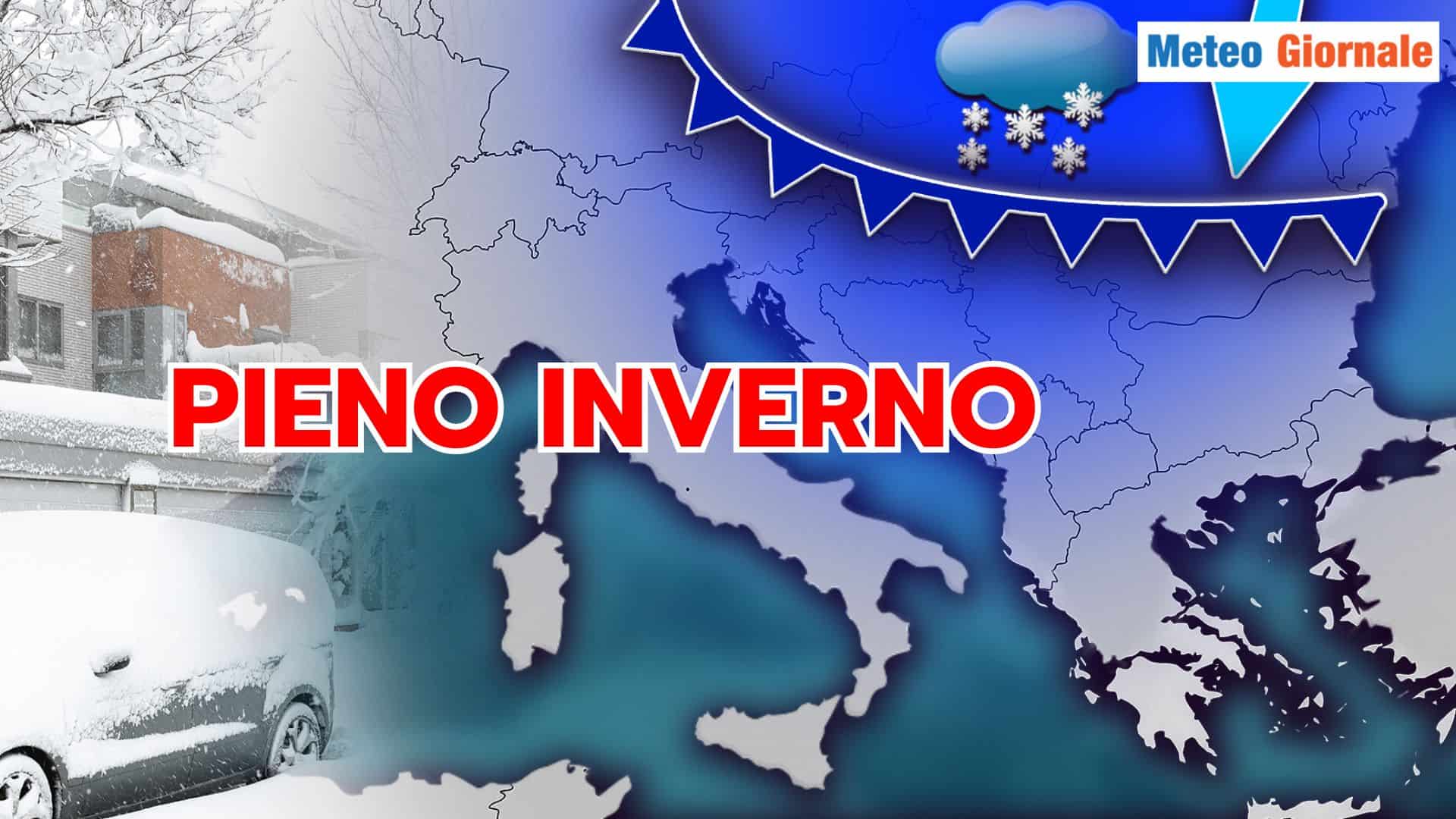 FREDDO soprattutto al Nord, Meteo da pieno INVERNO. Con NEVE
