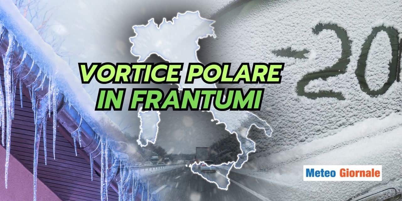 GELO dalla Siberia, Split del Vortice Polare, meteo rigidissimo
